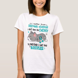 Trigeminal Neuralgia Awareness Ribbon Support Gift T-Shirt