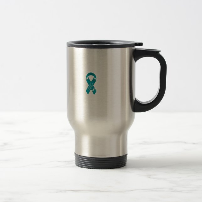 Trigeminal Neuralgia Awareness Travel Mug (Right)