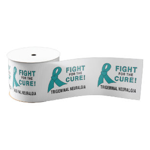 Trigeminal Neuralgia Fignting for the Cure 3" Grosgrain Ribbon