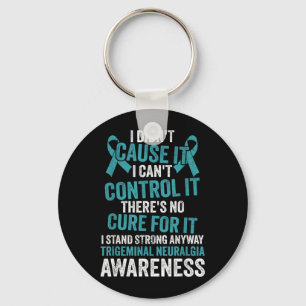 Trigeminal Neuralgia Warrior Key Ring