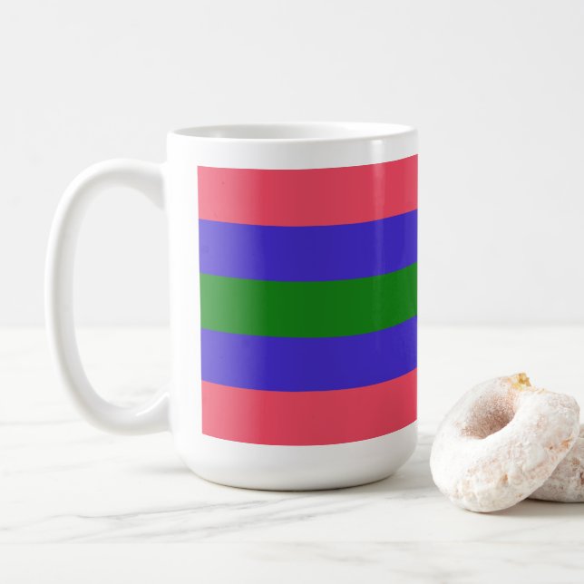 Trigender Pride Coffee Mug (With Donut)