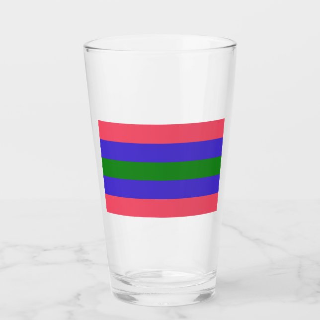 Trigender Pride Glass (Front)