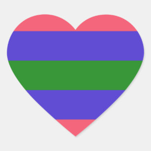 Trigender Pride Heart Sticker