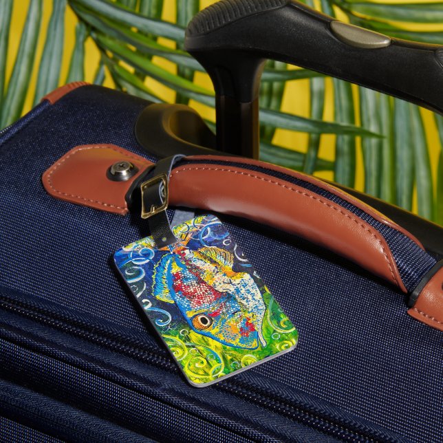 Trigger Fish Luggage Tag (Front Insitu 1)