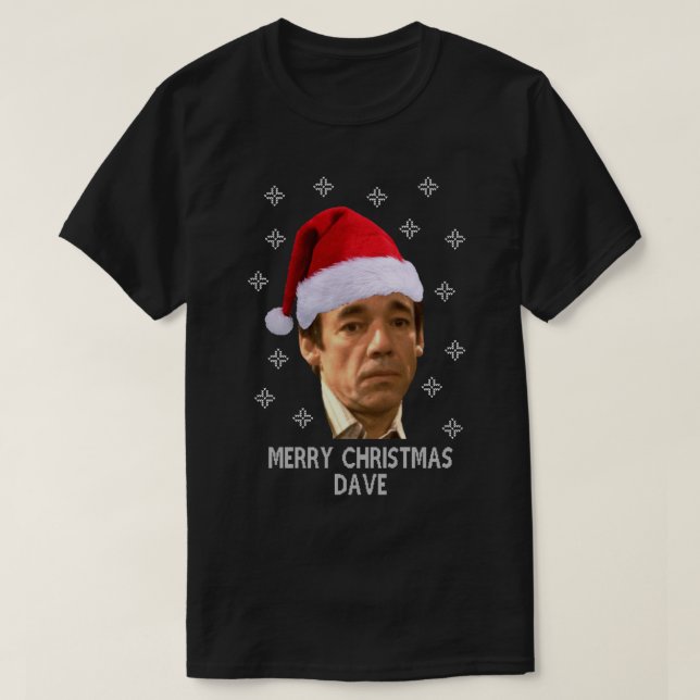Trigger Merry Christmas Dave Only Fools And Horses T-Shirt (Design Front)