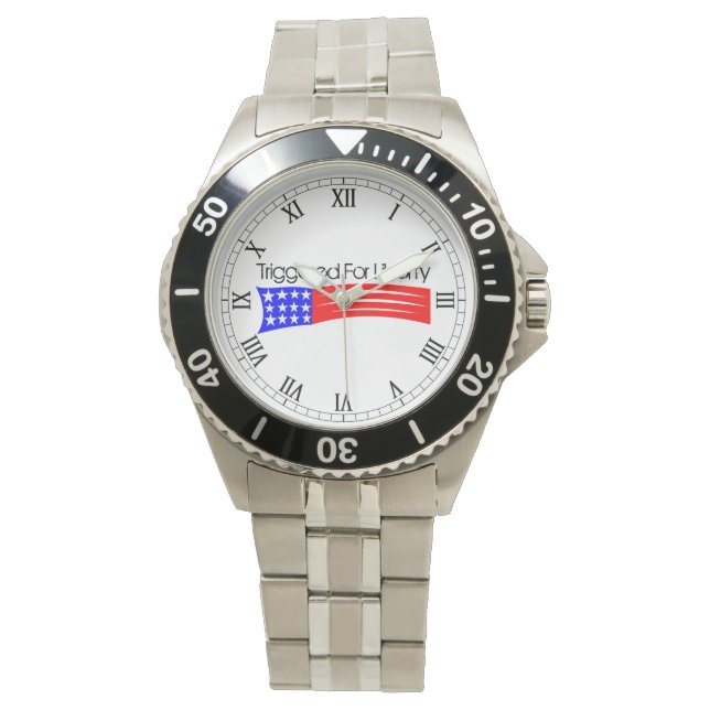 Triggered For Liberty Mens Watch (Front)