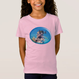 Triggerfish at coral reef - Photographic Design T-Shirt
