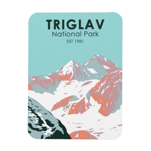 Triglav National Park Mount Triglav Slovenia Magnet (Vertical)