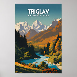 Triglav National Park Travel Poster