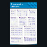 Trigonometric Laws and Identities Poster<br><div class="desc">Trigonometric Laws and Identities</div>