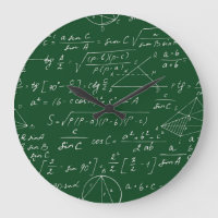 Trigonometry formulas geometric blackboard pattern