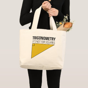 Trigonometry Large Tote Bag