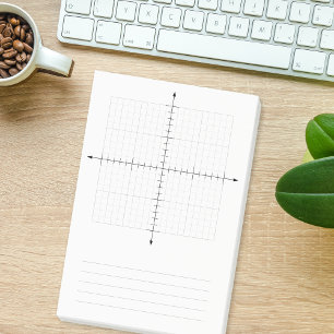 Trigonometry X Y Coordinates Graph Paper Post-it Notes