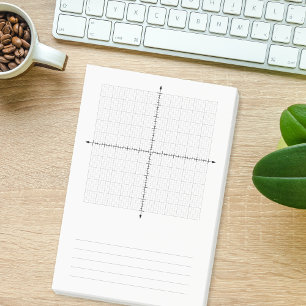 Trigonometry X Y Coordinates Graph Paper Post-it Notes