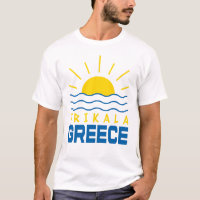 Trikala Greece Sunshine And Sea Waves Men's White