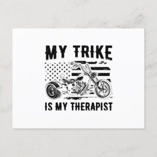 Trike gifts   Triker motorcycle motorcyclists Postcard