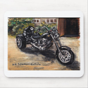 Trike motorcycle mouse mat