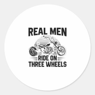 Trike Motorcycle   Trikes Triker Motorcycles Gifts Classic Round Sticker