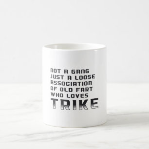 Triker Motor Trike Trikers Tricycle Funny Vintage Coffee Mug
