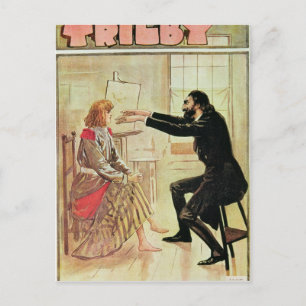 Trilby hypnotised by Svengali Postcard