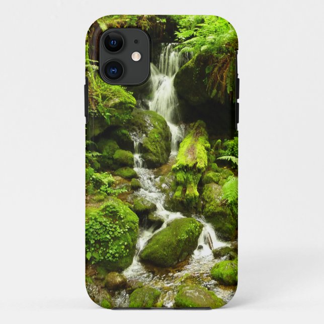 Trillium Falls at Redwood National Park Case-Mate iPhone Case (Back)