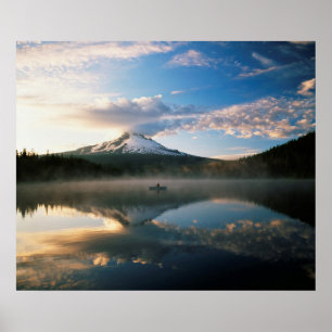 Trillium Lake   Mount Hood National Forest, OR Poster