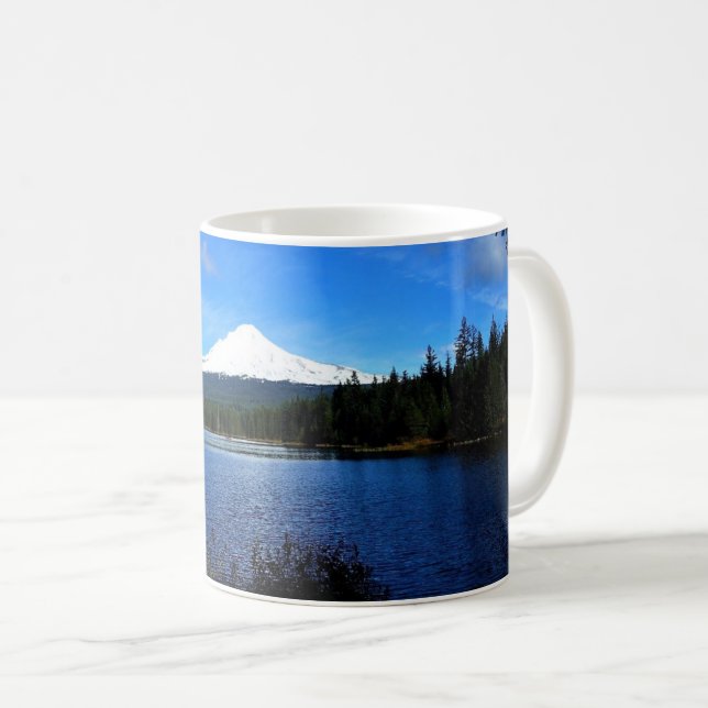 Trillium Lake, OR Coffee Mug (Front Right)