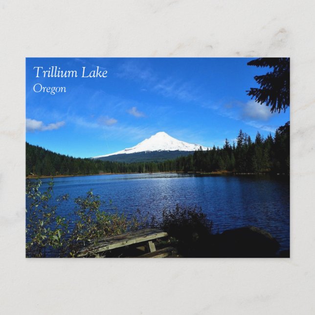 Trillium Lake, OR Postcard (Front)