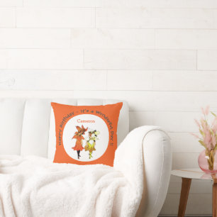 Trillium Tiger-Lily Whimsical Flower Party Supply Cushion