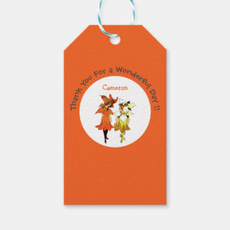 Trillium Tiger-Lily Whimsical Flower Party Supply Gift Tags
