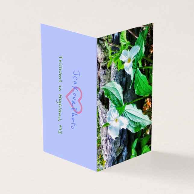 Trilliums 2x3.5 GIFT CARD (Outside)