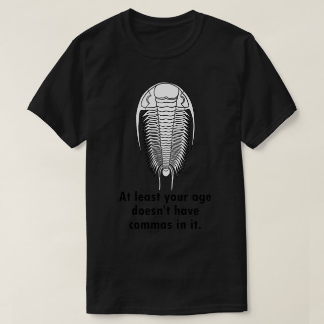 Trilobite Birthday 28 T-Shirt (Design Front)