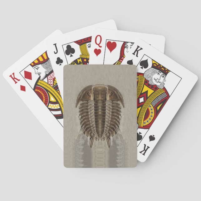 Trilobite Fossil Playing Cards (Back)