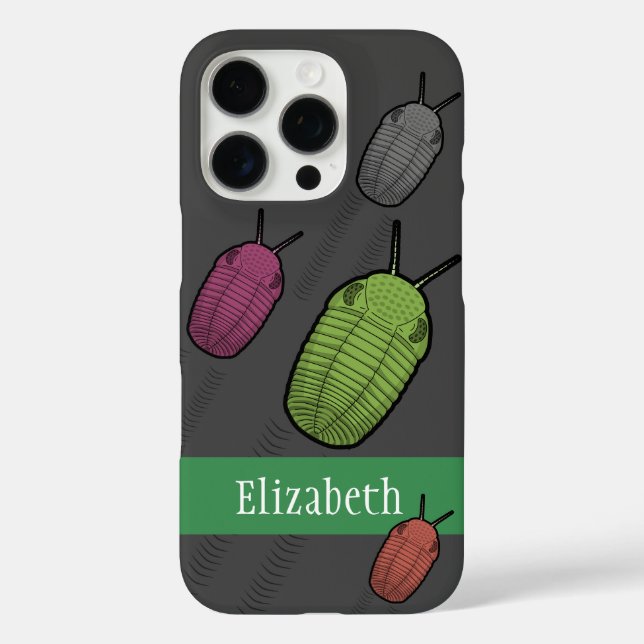 Trilobite Migration- Prehistoric Animal Case-Mate iPhone Case (Back)