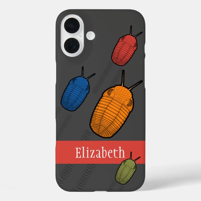 Trilobite Migration- Prehistoric Animal Case-Mate iPhone Case (Back)