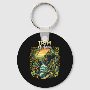 Trim Ireland Vacation Trip Travel Irish Souvenir Key Ring