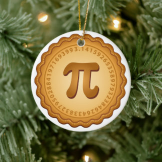 Trim the Tree with Pi Ceramic Tree Decoration