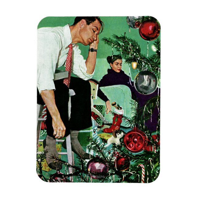 Trimming the Tree Magnet (Vertical)