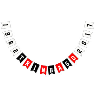 TRINBAGO (Year Changeable) Independence Bunting