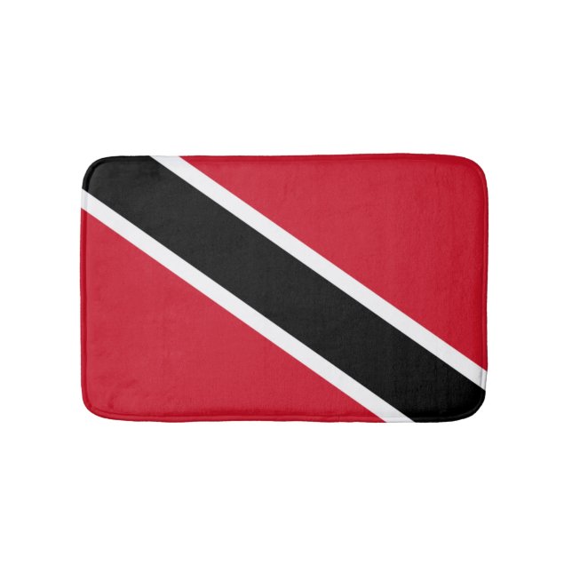 Trindadian and Tobagonian (Trinbagonian) flag Bath Mat (Front)