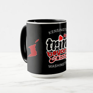 Trini Beyond de Bone Map and Name BLACK Mug