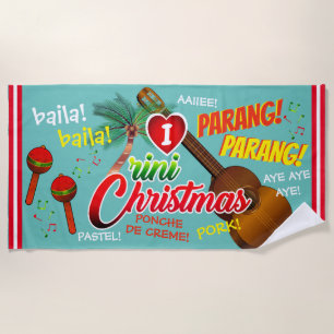 Trini Christmas  is de Best / Marac and Cuatro Beach Towel