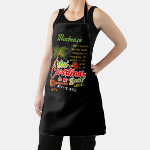Trini Christmas is de Best on BLACK Apron