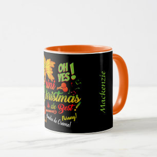Trini Christmas is de Best on BLACK Mug