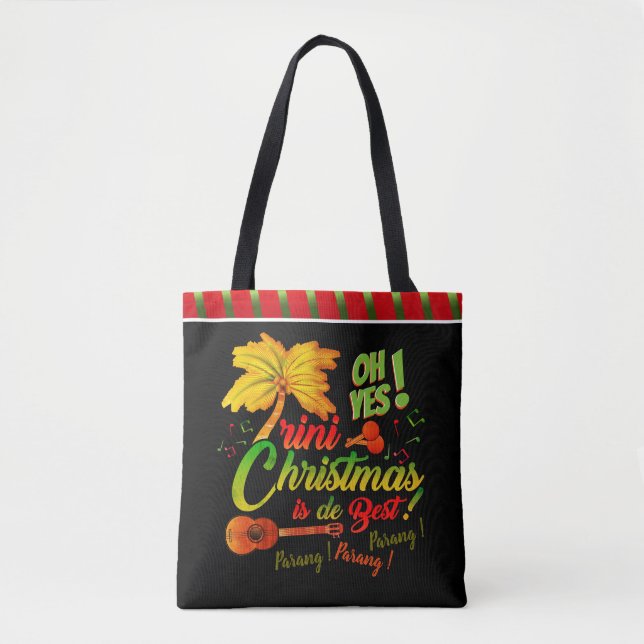 Trini Christmas is de Best Tote Bag (Front)