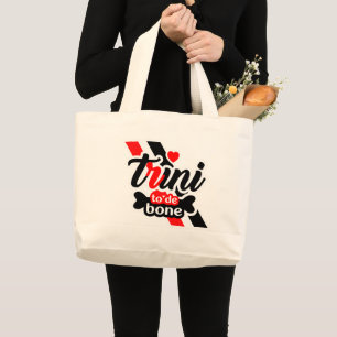 Trini To De Bone Large Tote Bag