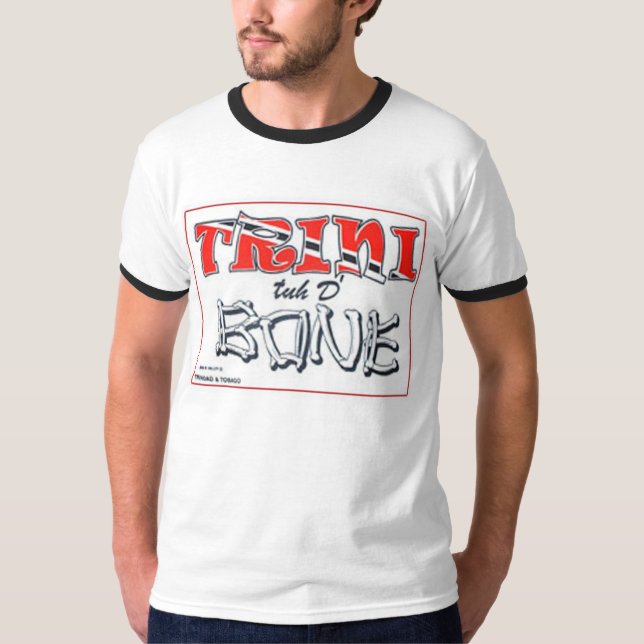 Trini tyh Di Bone Ringer T-Shirt (Front)