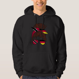 Trinidad and Germany Mix Half Trinidadian half Ger Hoodie