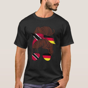 Trinidad and Germany Mix Half Trinidadian half Ger T-Shirt