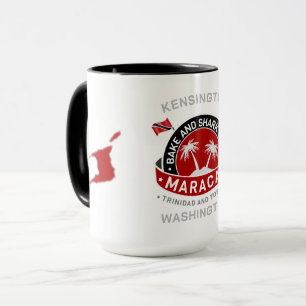 Trinidad and Tobago Bake and Shark Club WHITE Mug